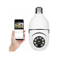 ONE PIXEL - Cámara Bombillo De Seguridad 360° Giratoria Visión Nocturna