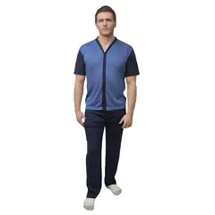 ROMANELLA - Pijama de short Zeus CL para hombre abierta Romanella.-