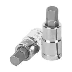 TRUPER - Copa Estándar De Punta Bristol 7/16", Cuadrante De 1/2"