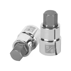 TRUPER - Copa Estándar De Punta Bristol 5/8", Cuadrante De 1/2"