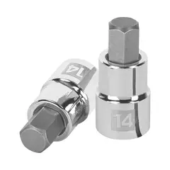 TRUPER - Copa Punta Bristol 14 Mm Estándar, Cuadrante De 1/2"