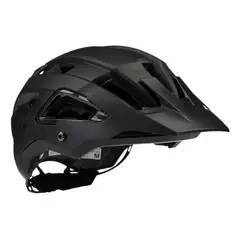 GW - Casco Para Bicicleta MTB Enduro E2 Negro Mate Brillante