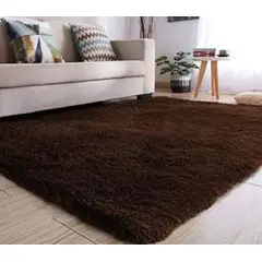 FEEL GREEN - Tapete alfombra - tapete de peluche Marrón - 150 × 100 cm
