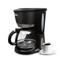 HOME ELEMENTS - Cafetera Electrica Home Element Negra 12 Tazas