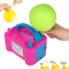 ZHOPI CO - Inflador De Globos Electrico 600 Watts Doble Boquilla