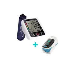 ZHOPI CO - Combo Tensiometro Digital Voz Y Oximetro De Pulso