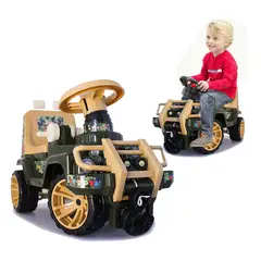BOY TOYS - Carro Montable Jeep- 4 Ruedas Edition Jungla_.