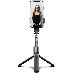 GENERICO - Selfie stick l03 trípode monopod celular control bluetooth