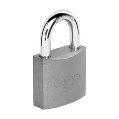 HERMEX - Candado De 32 Mm De Hierro Con Gancho Corto Y 2 Llaves