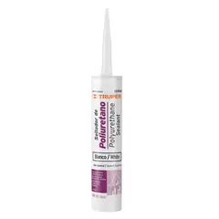 TRUPER - Sellador De Poliuretano Varios Usos 280 Ml Blanco, Pintable