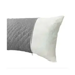 LENCICOL - Protector Almohada Acolchado 50cm70cm Gris