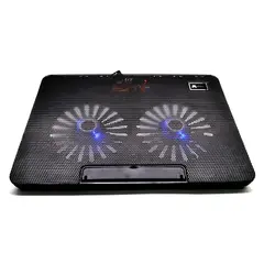 JALTECH - Base Refrigerante Para Portátil 2 Ventiladores 10003