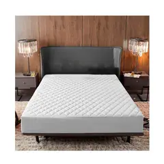 LENCICOL - Protector Colchón Semidoble 40cm de Alto Acolchado Blanco