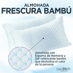 BEDLIFE - Almohada Espuma de Memoria tamaño King