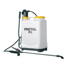 PRETUL - Fumigador Manual De Mochila, 20 L (5.2 Gal), 44 Psi, 3.1 Kg