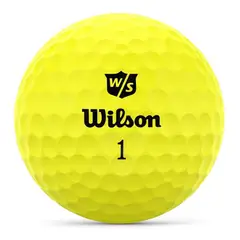 WILSON - Pelotas De Golf Duo Optix 12 Unidades Amarillo