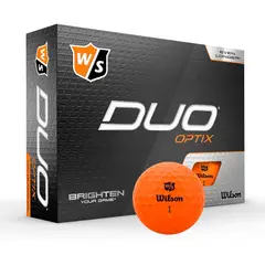 WILSON - Pelotas De Golf Duo Optix 12 Unidades Naranja