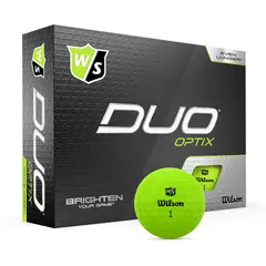 WILSON - Pelotas De Golf Duo Optix 12 Unidades Verde