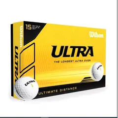WILSON - Pelotas Bolas De Golf Ultra Distace 15 Unidades