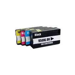 GENERICO - Cartucho de tinta 950xl negro para impresoras pro8600 8620 x4