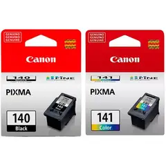 CANON - Cartucho 140 negro 141 tricolor para impresoras mg2210