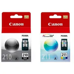 CANON - Cartucho PG210 negro y CL211 tricolor para impresoras mp280