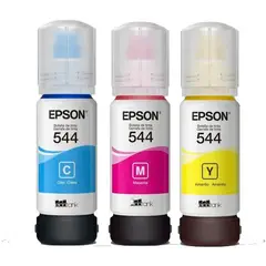 EPSON - Tinta 544 para impresoras L1110 L3110 L3150 L5190 kit x 3