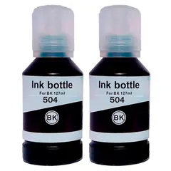GENERICO - Tinta 504 generica compatible con impresoras L4150 L4160 L4260 kit X 2