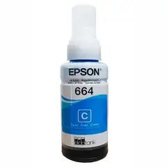 EPSON - Tinta 664 para impresora L210 L355 L555 cian original