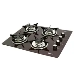 CONTINENTAL - Estufa Empotrar Vidrio Templado 62x52 cm Café Gas Natural – 6620