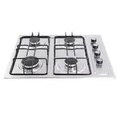 CONTINENTAL - Estufa De Empotrar Acero Inoxidable 61x51 cm Gas Natural - 5630