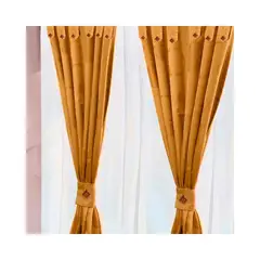 LENCICOL - Cortina Jacquard Dorada 280cm200cm