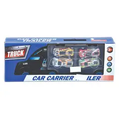 JUGUETELANDIA - TRACTOMULA CARRIER CON CARROS CAJA