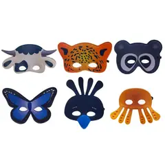 CREAPLAST - Roles Creativos Antifaz x6