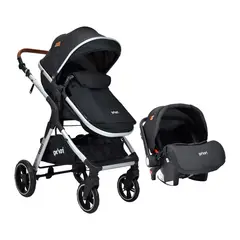 PRIORI - Coche bebe Kansas 4en1 Negro