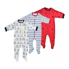 MUNDO BEBE - Pijamas bebé niño set x 3