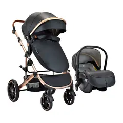 PRIORI - Coche Bebé Moises Milo Ts Negro