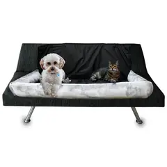 PRIMORDIAL - Cama de mascota gris para auto y sofá - 2004010 - Primorpets