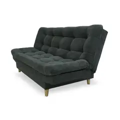 INDUSTRIAL BASESTILOS - Sofá Cama Moltochic Lino grafito patas de metal