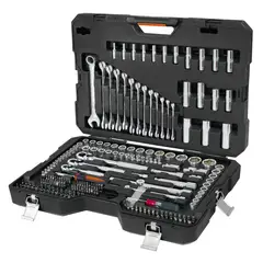 TRUPER - Juego De 210 Piezas Mixto, Cuadrante 1/4", 3/8" Y 1/2"