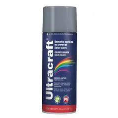TRUPER - Pintura Gris En Aerosol De 400 Ml, Secado Rápido Ultracraft