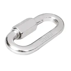 FIERO - Mosquetón De 64 Mm Con Tuerca De Seguridad, Carga 400 Kg