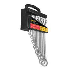 PRETUL - Juego De 11 Llaves Mixtas 1/4" Hasta 7/8", Incluye Estuche
