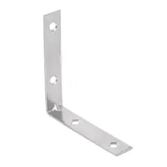 FIERO - 24 Escuadras Esquineras De Refuerzo En Acero 3.1/8" X 5/8"