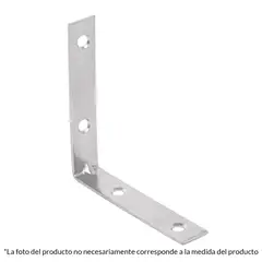 FIERO - 24 Escuadras Esquineras De Refuerzo En Acero 1.1/2" X 5/8"