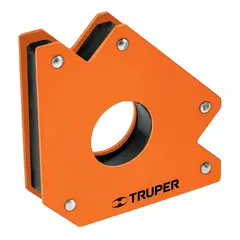 TRUPER - Escuadra Magnética De 5" Protector De Nylon, Soporta 34 Kg