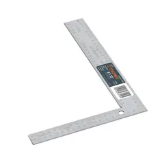 TRUPER - Escuadra Para Cantero De 20 Cm X 30 Cm, Estampada En Acero