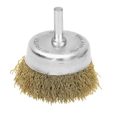 TRUPER - Grata Copa De Alambre Grueso De 2.3/4", Zanco De 1/4"