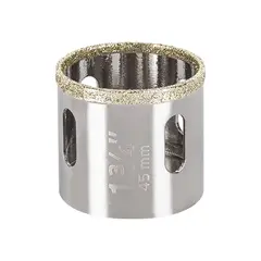 TRUPER - Sierra Copa Diamantada De 1.3/4" (44 Mm) Borde Continuo