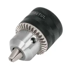 PRETUL - Mandril De 3/8" Para Taladro Y Percutor, Incluye Llave